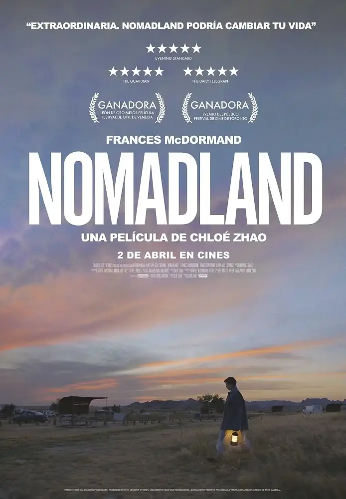 Cartel ampliado de Nomadland
