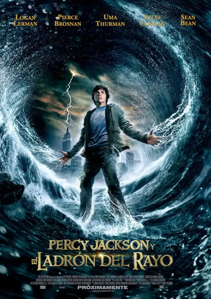 Cartel ampliado de Percy Jackson y el Ladrón del Rayo