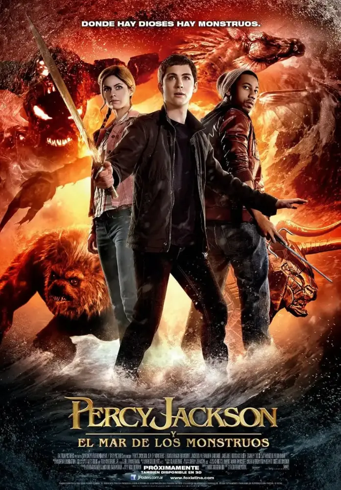 Cartel ampliado de Percy Jackson y el mar de los monstruos