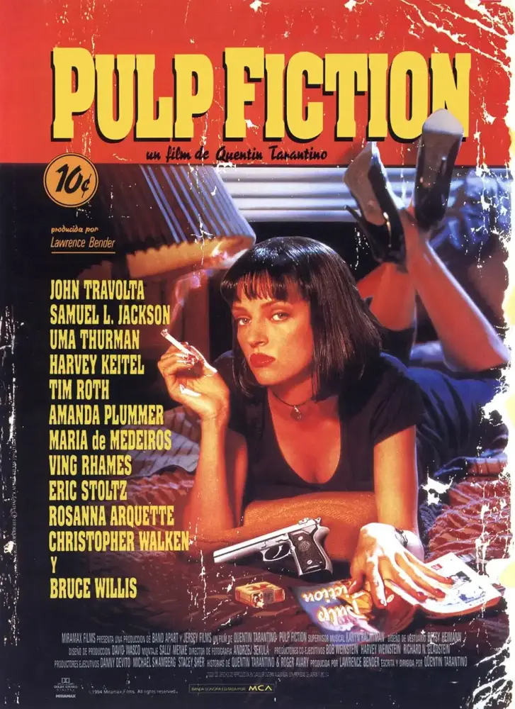 Cartel ampliado de Pulp Fiction