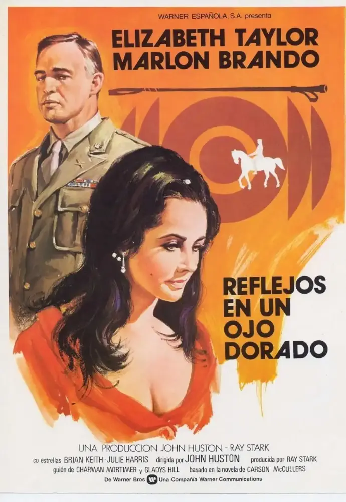 Cartel ampliado de Reflejos en un ojo dorado