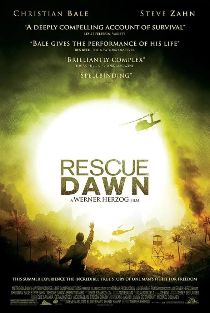 Cartel ampliado de Rescate al amanecer