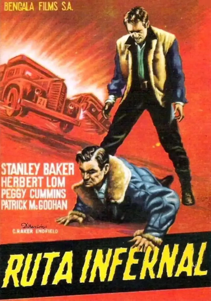 Cartel ampliado de Ruta infernal