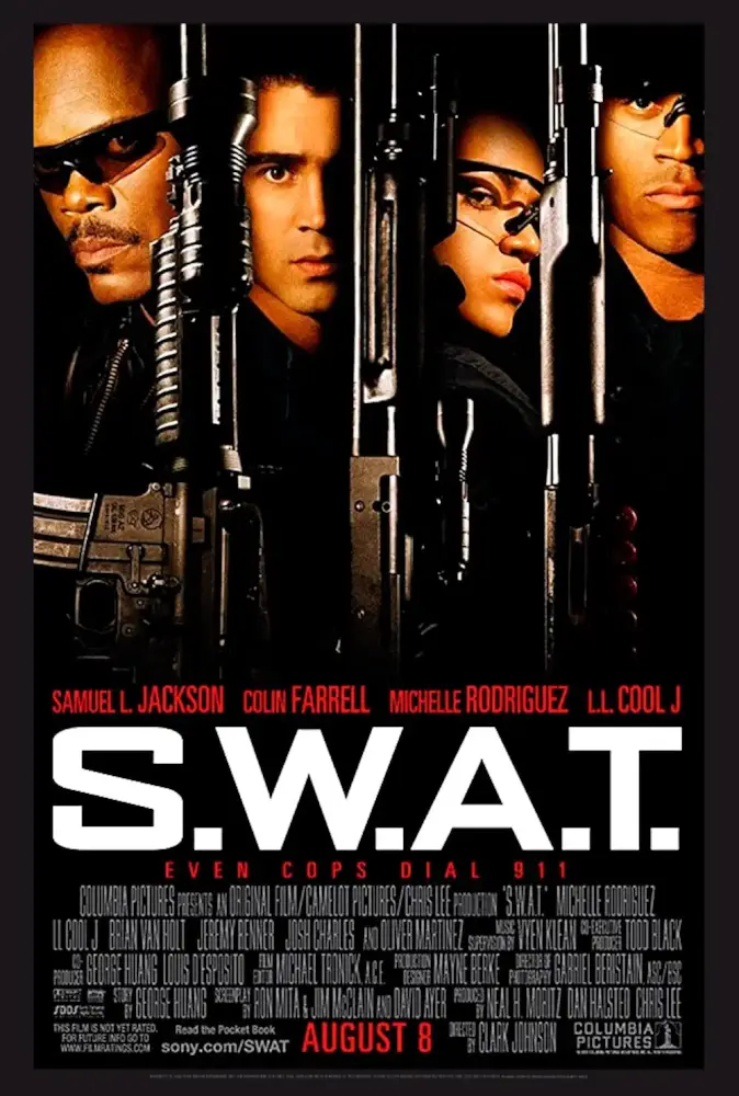 Cartel ampliado de S.W.A.T. Los hombres de Harrelson
