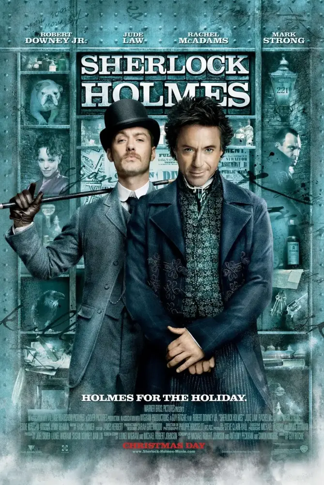 Cartel ampliado de Sherlock Holmes