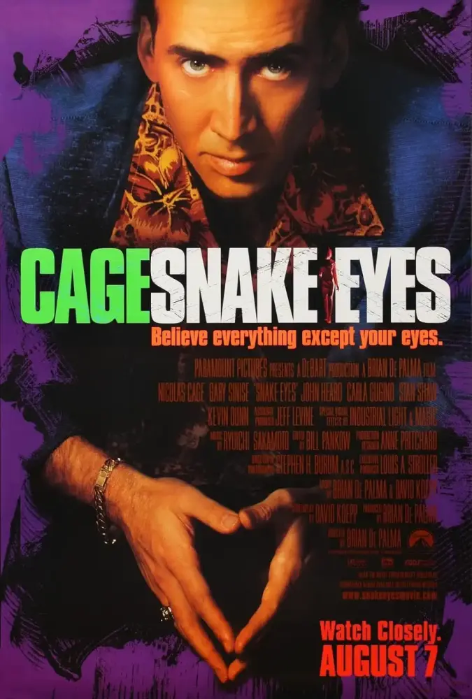 Cartel ampliado de Snake Eyes (Ojos de serpiente)