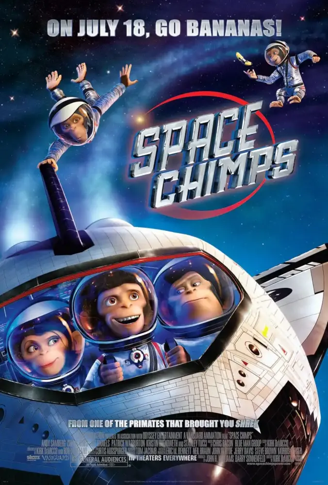 Cartel ampliado de Space Chimps: Misión espacial