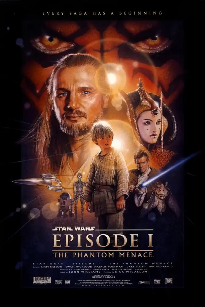 Cartel ampliado de Star Wars: Episodio I - La amenaza fantasma