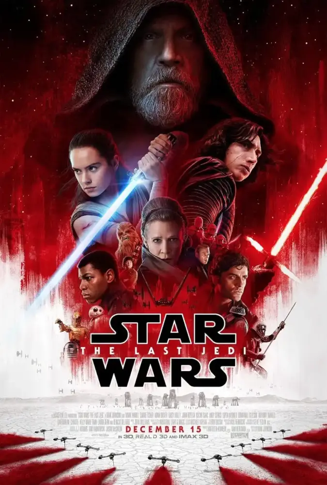 Cartel ampliado de Star Wars: Los últimos Jedi