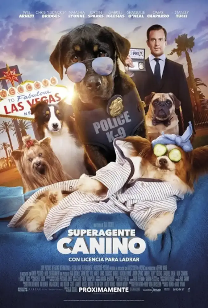 Cartel ampliado de Superagente canino