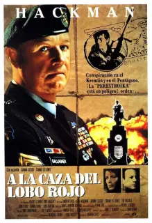 Cartel de A la caza del lobo rojo