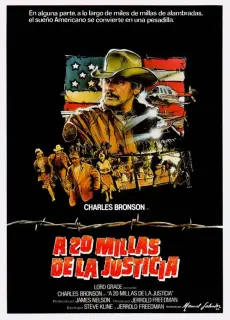 Cartel de A veinte millas de la justicia