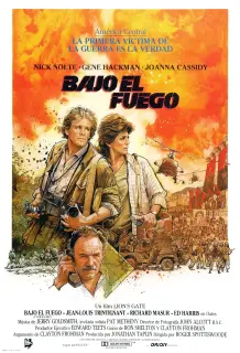 Cartel de Bajo el fuego