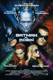 Cartel de Batman y Robin