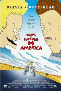 Cartel de Beavis y Butt-head recorren América