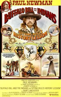 Cartel de Buffalo Bill y los indios