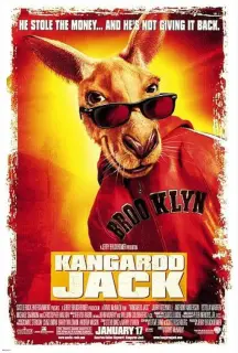 Cartel de Canguro Jack trinca y brinca