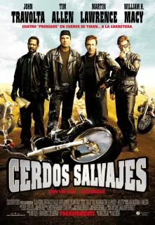 Cartel de Cerdos salvajes (con un par... de ruedas)