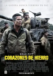 Cartel de Corazones de acero