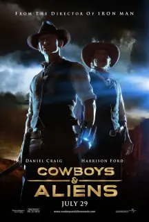 Cartel de Cowboys & Aliens