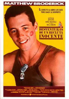 Cartel de Desventuras de un recluta inocente