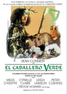 Cartel de El caballero verde