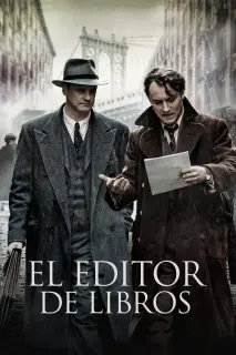 Cartel de El editor de libros