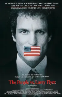 Cartel de El escándalo de Larry Flynt