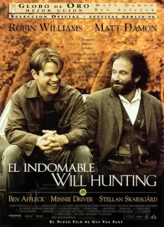 Cartel de El indomable Will Hunting