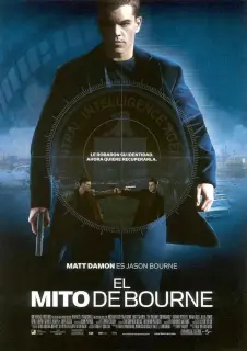 Cartel de El mito de Bourne