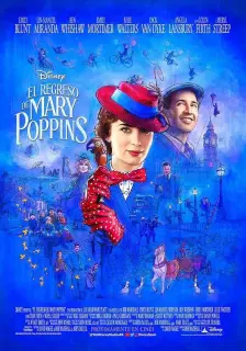 Cartel de El regreso de Mary Poppins
