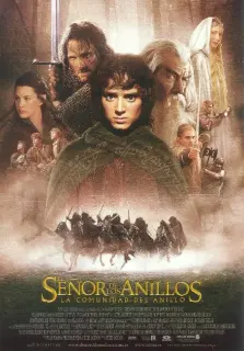 Cartel de El Señor de los Anillos: La Comunidad del Anillo
