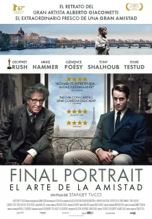 Cartel de Final Portrait. El arte de la amistad