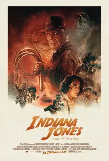 Cartel de Indiana Jones y el dial del destino