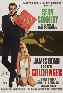 Cartel de James Bond contra Goldfinger