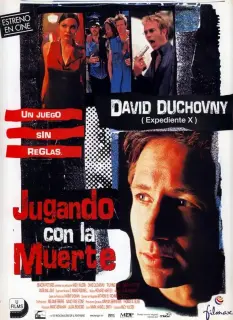 Cartel de Jugando con la muerte