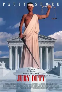 Cartel de Jury Duty (¿Y dónde está el jurado?)