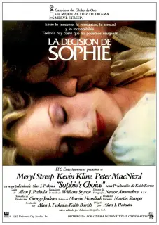 Cartel de La decisión de Sophie