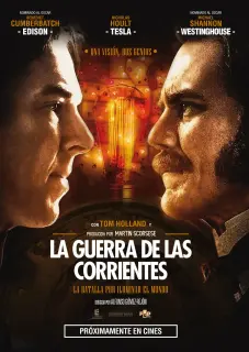 Cartel de La guerra de las corrientes