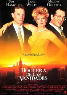 Cartel de La hoguera de las vanidades