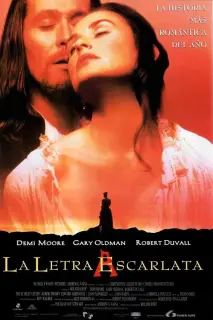 Cartel de La letra escarlata
