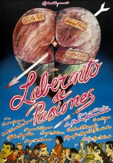 Cartel de Laberinto de pasiones