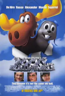 Cartel de Las aventuras de Rocky y Bullwinkle