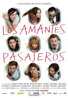 Cartel de Los amantes pasajeros