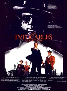 Cartel de Los intocables de Eliot Ness