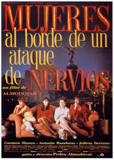 Cartel de Mujeres al borde de un ataque de nervios