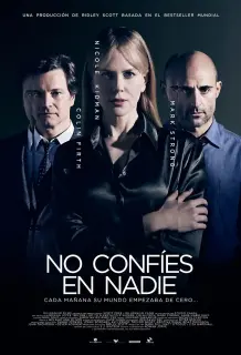 Cartel de No confíes en nadie