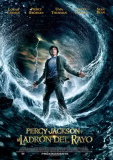 Cartel de Percy Jackson y el Ladrón del Rayo