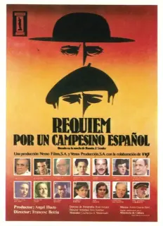 Cartel de Réquiem por un campesino español