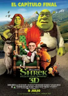 Cartel de Shrek. Felices para siempre